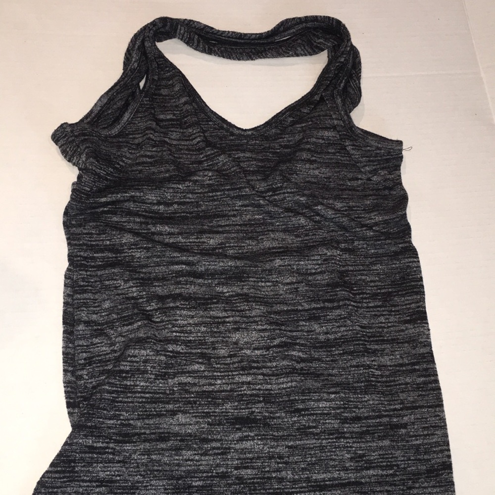 Leith Header Gray MIDI Dress | Spaghetti Straps | Size M